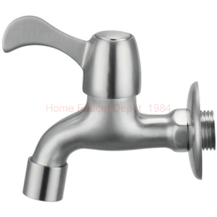 Leading Mop Pool Faucet European Style Single Cold SUS304 stainless steel Tap wall mounted Faucet Mi34