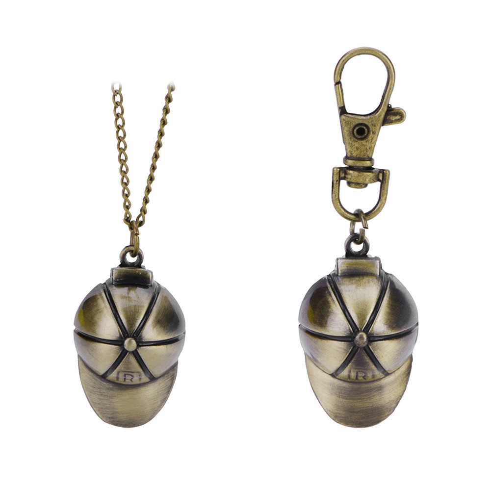 Antique Vintage Retro Bronze Quartz Pendant Chain Necklace Pocket Watch Fashion Hat Shape Pendant Quartz Watches