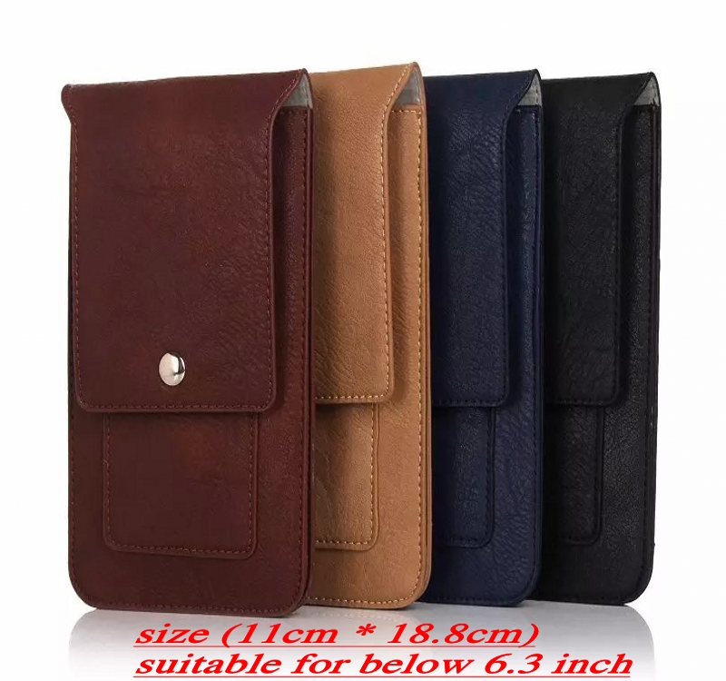 Casual leather case for iphone 6plus huawei honor 6 7 4x 4c xiaomi note mobile phone