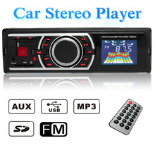 CAR IN-DASH FM AUX INPUT RECEIVER AUDIO STEREO SD USB MP3 RADIO NON CD READER