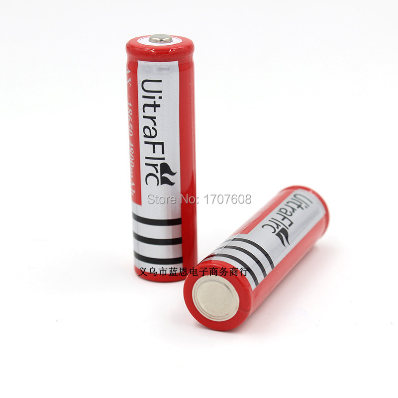 Гаджет  2pcs/lot brand 3.7v 4800 mAh18650 Lithium li-ion polymer rechargeable batteries battery for led Flashlight torch laser None Электротехническое оборудование и материалы
