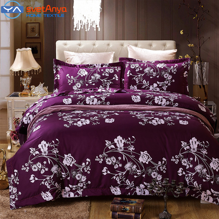 2016 new bedding set queen size (1pc comforter case+1pc bedsheet+2pc pillowcases) 4pc duvet cover sets