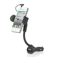 Car FM Transmitter Phone Charger Holder For iPhone 6 5 5s 4S Samsung Galaxy S3 S4