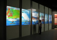 16″ Real 6 points interactive touch foil film, touching through glass