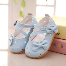 2016 summer new Hollow PU Toddler shoes Baby princess shoes Soft bottom non-slip baby toddler shoes Z&L243