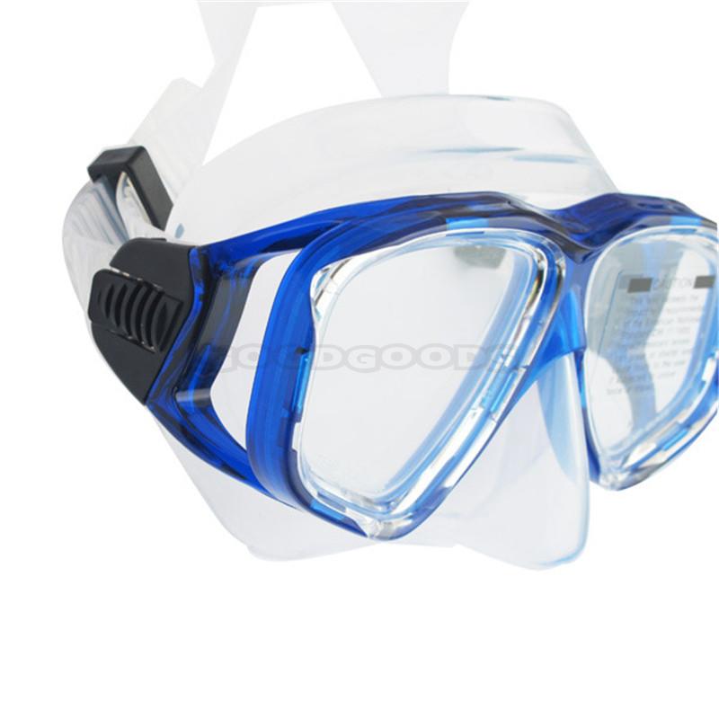 SBART Water Sports Training Snorkeling Swimming Glasses Equipment Anti-Fog Silicone Scuba Diving Mask Goggles Full-dry Snorkel