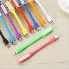 Flexible Portable USB 5V 1.2W LED Lamp For Xiaomi Power bank Comupter Notebook Mini USB table lights Protect Eye Lights Gadget