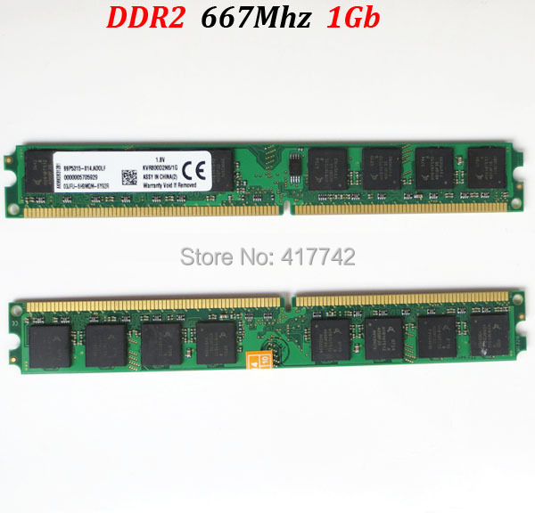 ( for AMD and all desktop ) PC2-5300 DIMM memory RAM DDR2 667 1Gb / 667Mhz 1G -- lifetime warranty -- free shipping