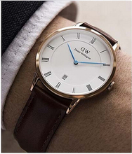 Cuarzo moda dw calendario Daniel Wellington ver romana mujeres hombres de nylon correa de cuero del reloj oro rosa de 40 mm buena calidad