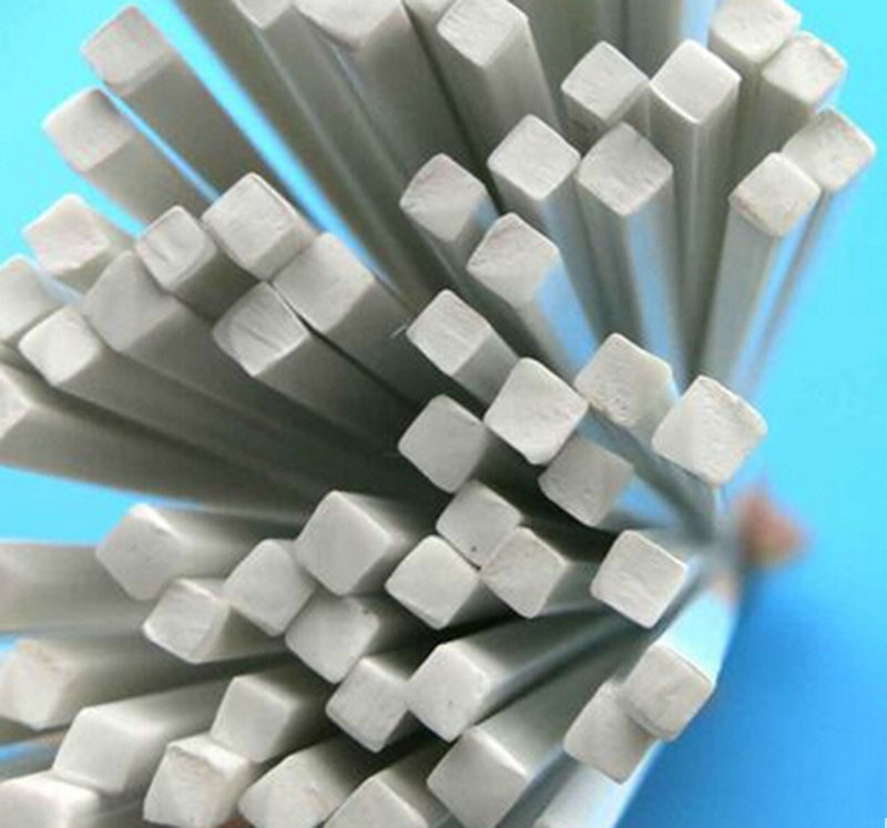 Купить 10 шт 6 мм * 500 мм 50 см abs пластика пластика квадратный бар ...