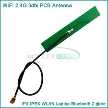 WIFI 2.4G 3dbi PCB Antenna IPX IPEX WLAN Laptop Bluetooth Zigbee Wireless Module