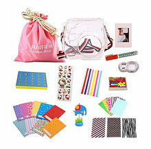 Fujifilm Instax Mini 7s Instant Camera Accessory Bundles Set (Mini 7s PVC hard Case/ Self Portrait Mirror/photo holder/album…)