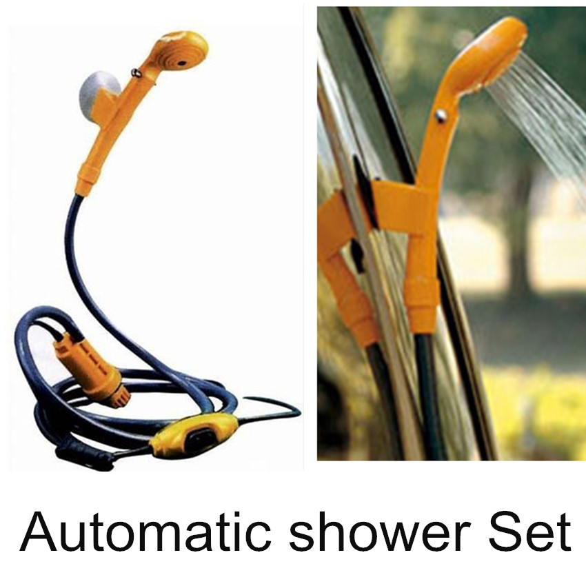 2015 12 Volt Dc Camping Shower set Outdoor Gear Kit Car washing camp showers Auto shower pressure showers free shipping