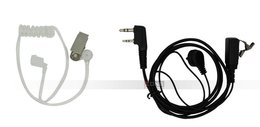 Baofeng-Accessories-Air-Acoustic-Tube-2-Pin-PPT-Earpiece-for-Radio-Walkie-Talkie-Headset-Throat-Mic