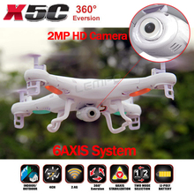 SYMA X5C 6 Axis GYRO  Quadcopter With 2MP HD Camera  Drone Helicopter Helicopter  For CE ROHS 6P ASTM HR4040 FCC REACH 2015 New