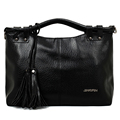 New arrivals Fashion Tassel high quality Top Handle Bag Shoulder Bags Soft artifici Leather Handbag Messenger