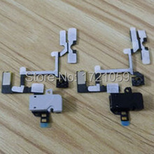 Volume Button Flex Cable For iPhone 4 4G Audio Jack headphone Earphone Mute Silent Switch free shipping 10pcs/lot