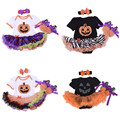 Infant Baby halloween costumes Cotton Print Pumpkin Romper dress Newborn Bebes girl short sleeve Jumpsuit Toddler