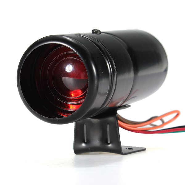 Регулируемая тахометр RPM тахометр датчик сдвиг свет лампы красный из светодиодов универсальный 0-11000 цвет черный