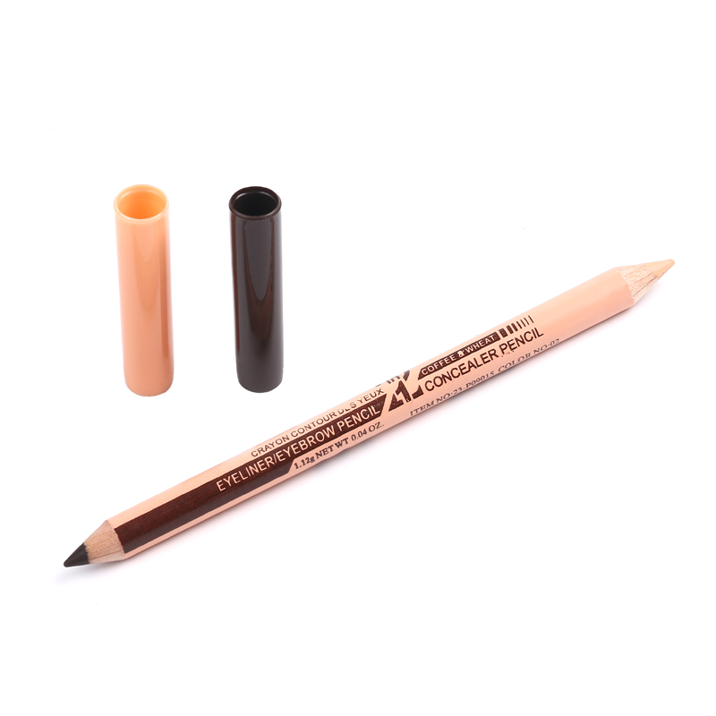 Menow Makeup Concealer+Eyebrow Pencil 2 In 1 Two Head Pencils