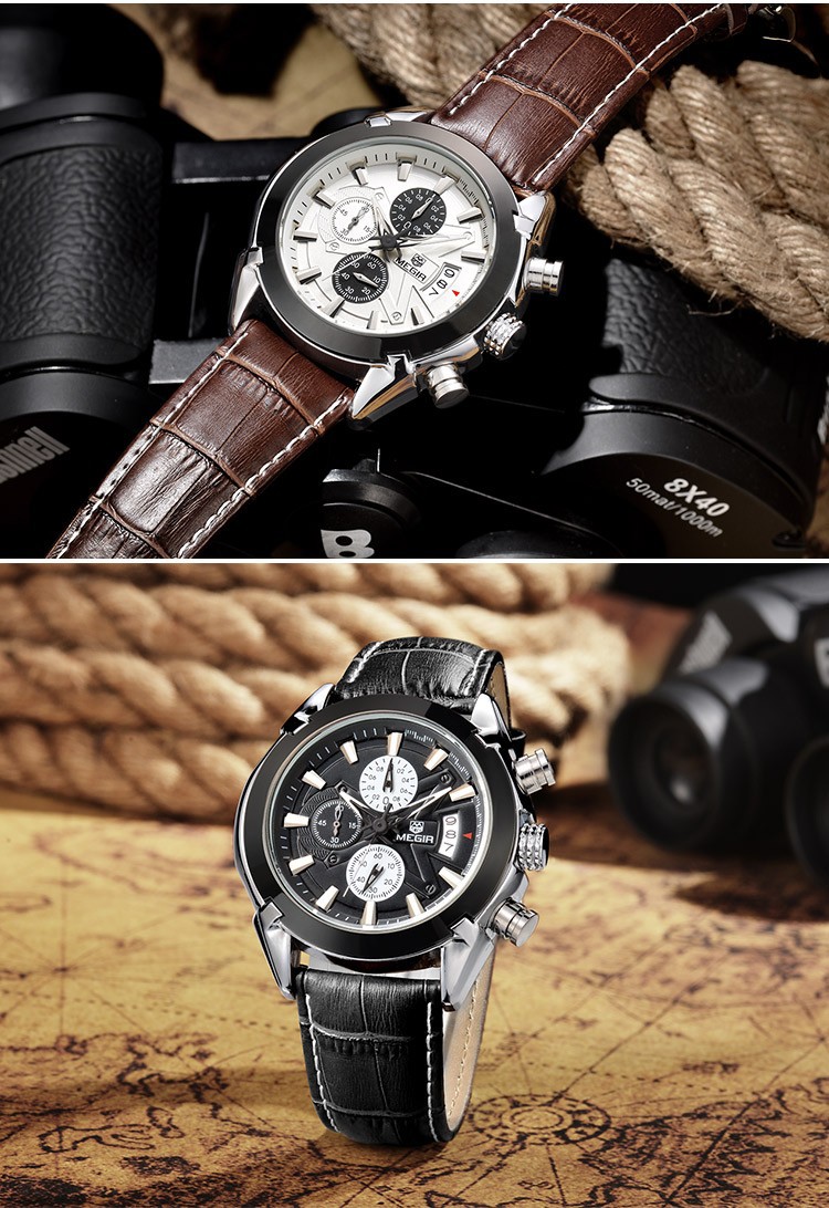 megir sl2020g chronograph function men 39 s titan watch 12 month calandar