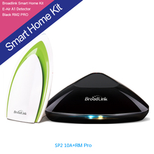 2016 Hot Sale Broadlink Smart Environment Health Home Kit With RM2 PRO and E-air A1 Air Quality Dector Control Via Phone APP