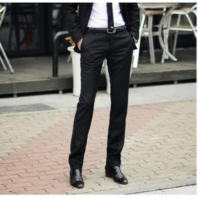 black skinny leg dress pants - Pi Pants