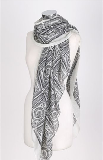 fashion high quality ancient folk style circle lattice scarf shawl cotton women s Scarves Wholesale price