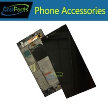 1PC Lot Black Color For Lenovo K900 smartphone LCD Display Touch Screen Digitizer Frame Assembly Free