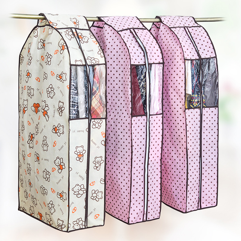 Home Cloth Hanging Garment Suit Coat Dust Cover Protector Wardrobe Storage Bag