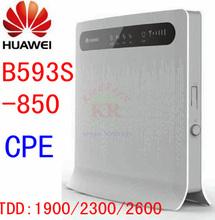 Unlocked HUAWEI B593S-850 b593 4G LTE wireless router TDD 4g wifi mobile hotspot 3g 4g mifi dongle cpe pk b683 e5172s-22 e5186