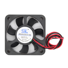 50mm 50x50x10mm New Arrival 5010 Sleeve DC 12V 2 Pin Cooling Fan 12V 2Pin Brushless Cooling Fan for 3d printer free shipping