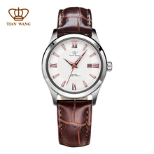 Tian Wang 2015 New fashion women’s mechanical watch full 316L ss buckle free shipping 24 hour dispatch LS5750S/D