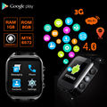 Black X01S 8GB Smart Watch Android Phone Relogios Invictas Fitness Tracker Camera GPS Wifi 3G WCDMA