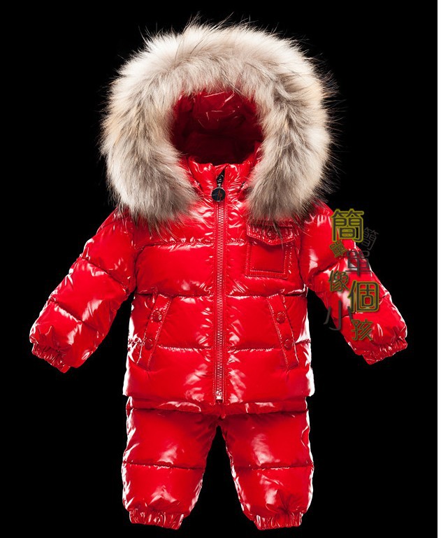 Retail winter baby children's wear down jacket dress free shipping