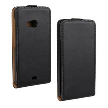 Luxury Genuine Real Leather Case Flip Cover Mobile Phone Accessories Bag Retro Vertical For Nokia Microsoft LUMIA 535 N535 PS