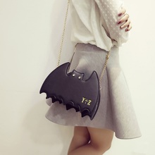 Japanese Harajuku Style Gothic Lolita Cosplay AP 3Way Bat Bag Single Shoulder CrossBody Bags Women Cool Day Clutch Mini Handbags