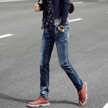 2016 Brand Men Jeans Top Quality High Grade Straight Slim Straight Retro Men Jeans Trousers Masculino