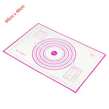 130g Non-stick Silicone Fiberglass Baking Pastry Liner Dough Mat Measure Oven Bakeware Pasta Pad Kitchen Accessory