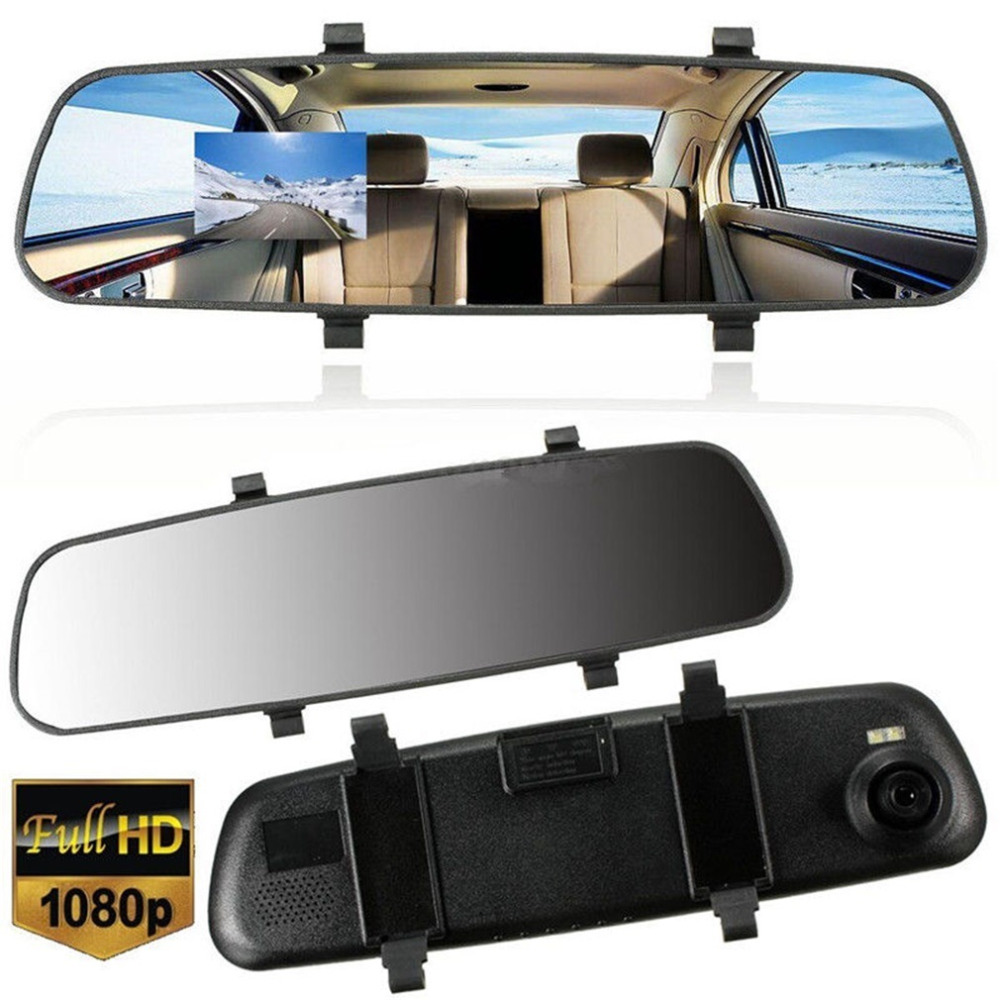 2.7inch Car Rearview Mirror Camera Video Recorder Car DVR 140 degree Full HD 1080P Camcorder Dash Cam G-Senor