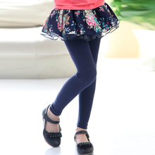 100-150 new arrive spring retail girl legging girls skirt-pants cake skirt girl baby pants kids leggings Skirt-pants Cake skirt