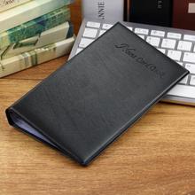 Portable 120 Cards Leather Business Name ID Credit Card Holder Keeper Organizer Book ZH275