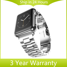 Stainless Steel Watchband 22mm 24mm Replacement Band Strap Bracelet for 38mm 42mm iWatch Apple Watch Sport Edition