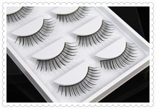 False eyelashes Professional nature long fake eye lashes nude makeup eyelashes extensions 5 pairs per pack