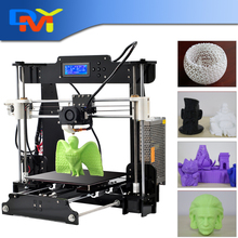 High Quality Precision Reprap Prusa i3 DIY 3d Printer kit (with 2 Roll Filament 8GB SD card,LCD) Material size 210*210*240mm