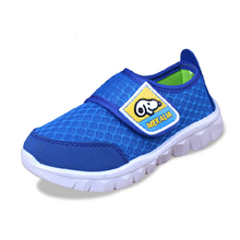 2016 spring new children’s nets shoes kids sports shoes boys girls slip breathable Jogging shoes sneakers