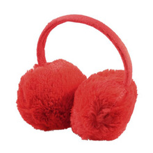 Tiempo de las compras! caliente la venta de plástico Headwear Red felpa mullida cubre orejeras de invierno para mujer