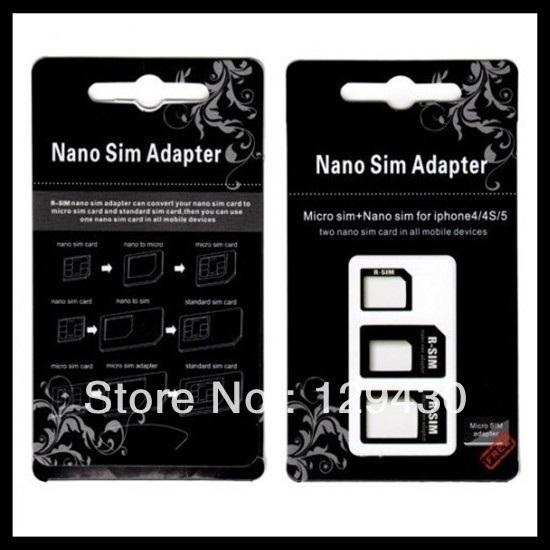 Nano sim- sim- mini sim    iphone 5 4 4s, 3  1  