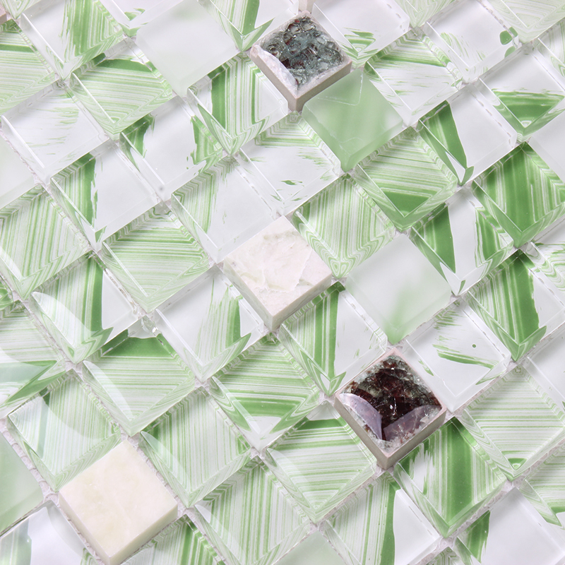 Compra azulejos de la cocina verde online al por mayor de China