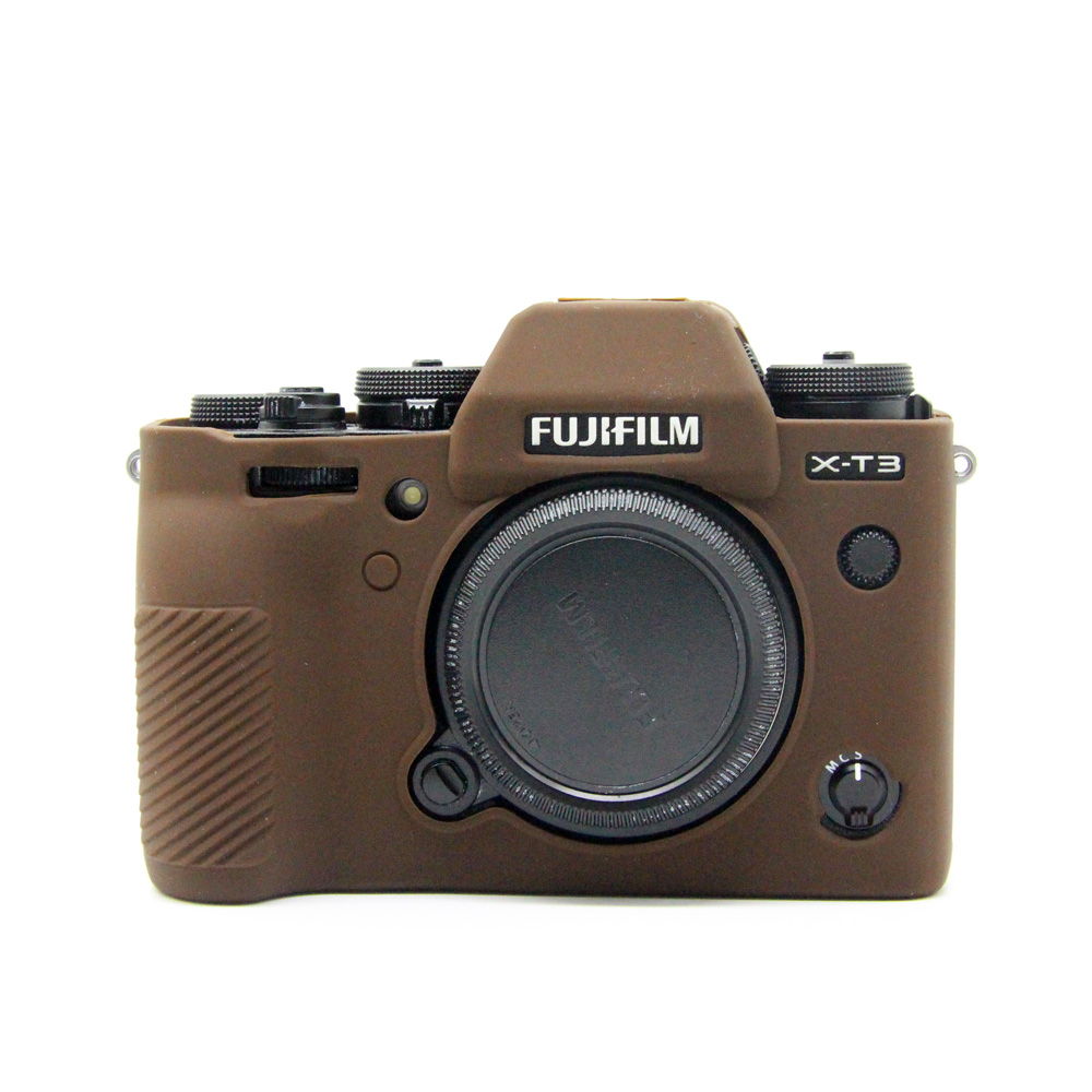 Vídeo Cámara Bolsa De Silicona Funda Cubierta Protectora De Goma Para FujiFilm XT3 XT-3